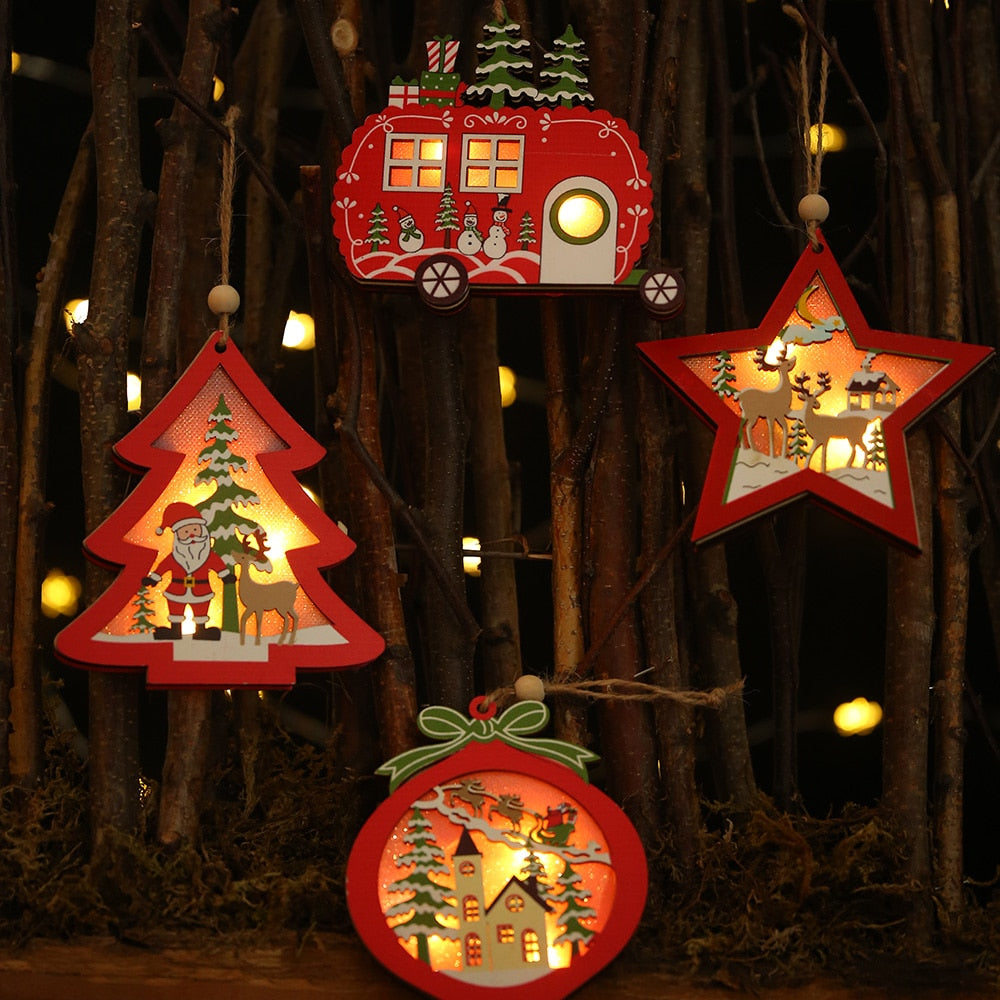 Led Light Christmas Tree Hanging