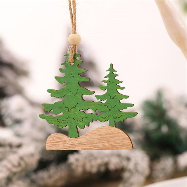 Natural Wood Christmas Tree