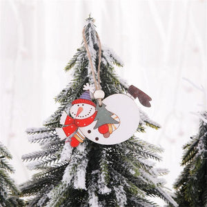 Christmas Tree Angel Wooden Hanging