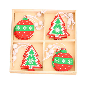 Christmas Tree Wooden Ornaments