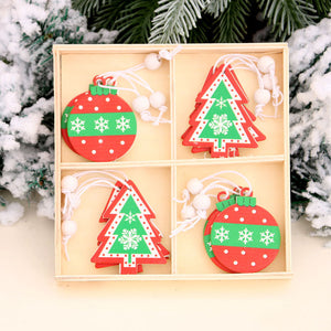 Christmas Tree Wooden Ornaments