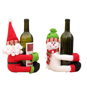 Santa Wine Bottle Set