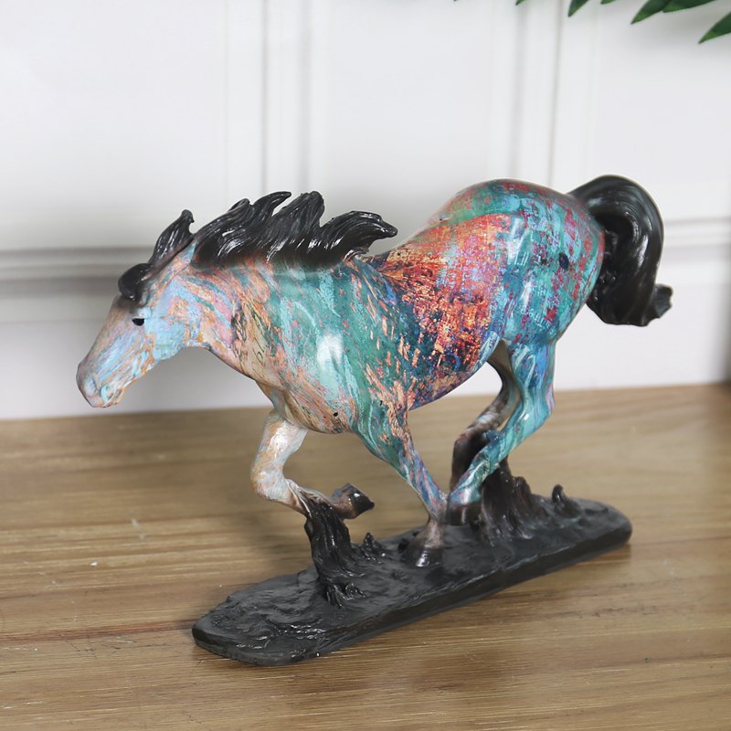 Oil Painting Style Animal Sculpture